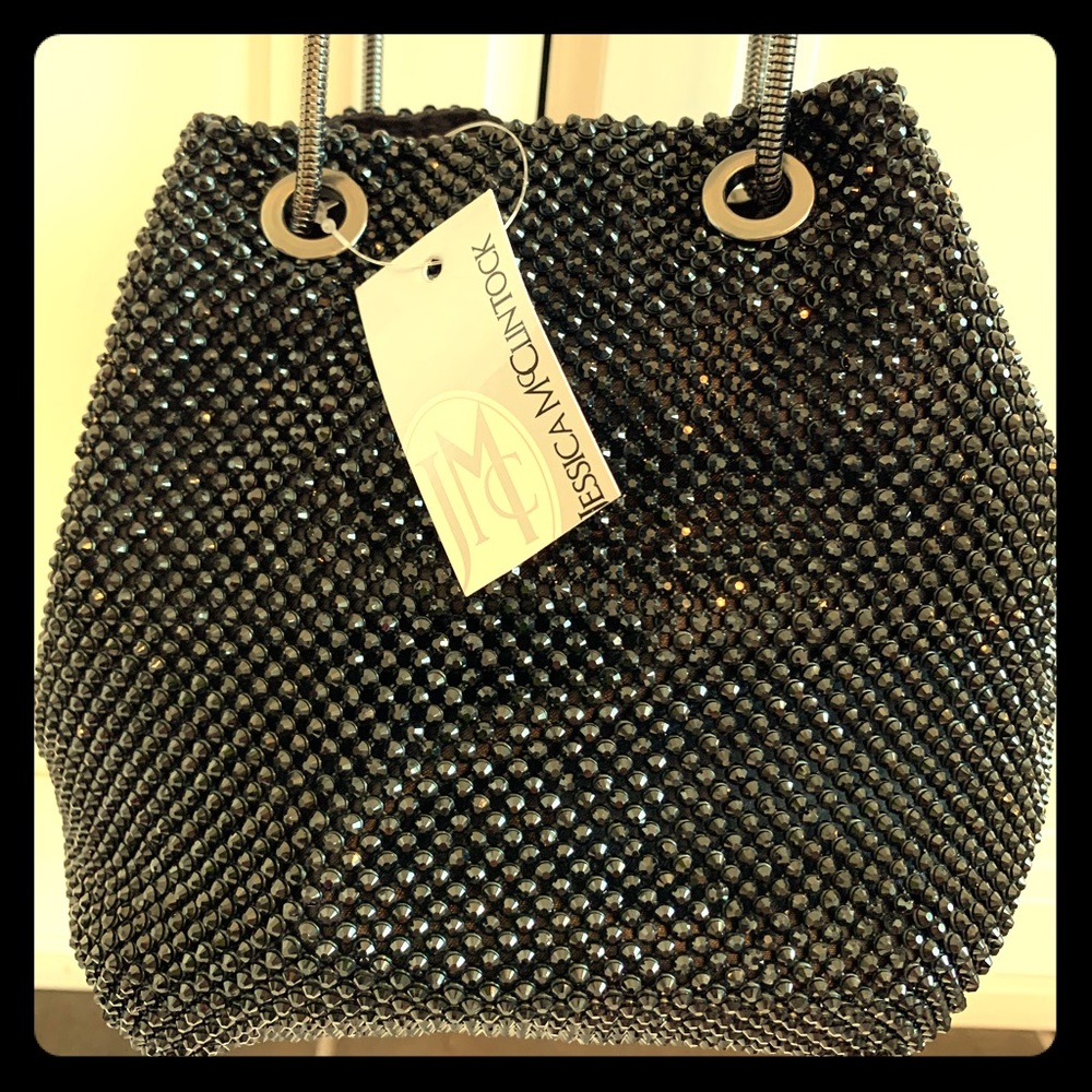 NWT Jessica McClintock Rhinestone Purse